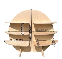 Round Pop-up Market Display / Product Display Shelves / Stand Alone Shelf / Market Stall / Craft Fair Display Stand