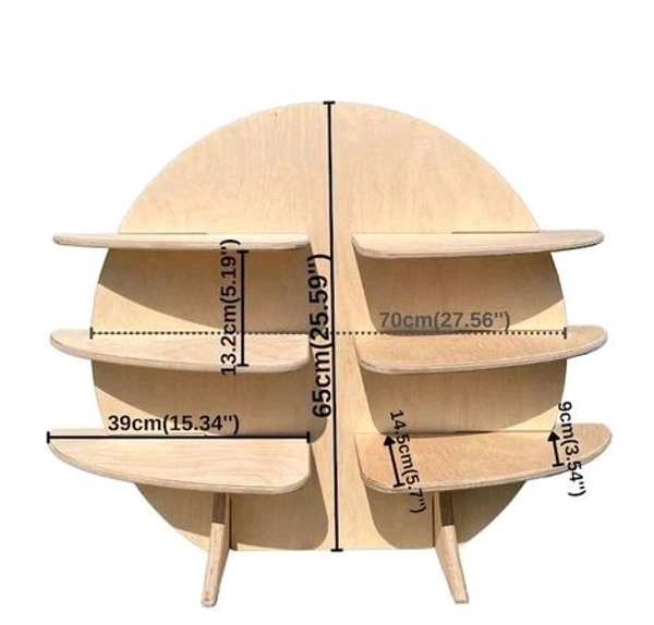 Round Pop-up Market Display / Product Display Shelves / Stand Alone Shelf / Market Stall / Craft Fair Display Stand