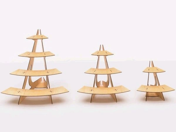Round Display Stand Shelves - Set of 3