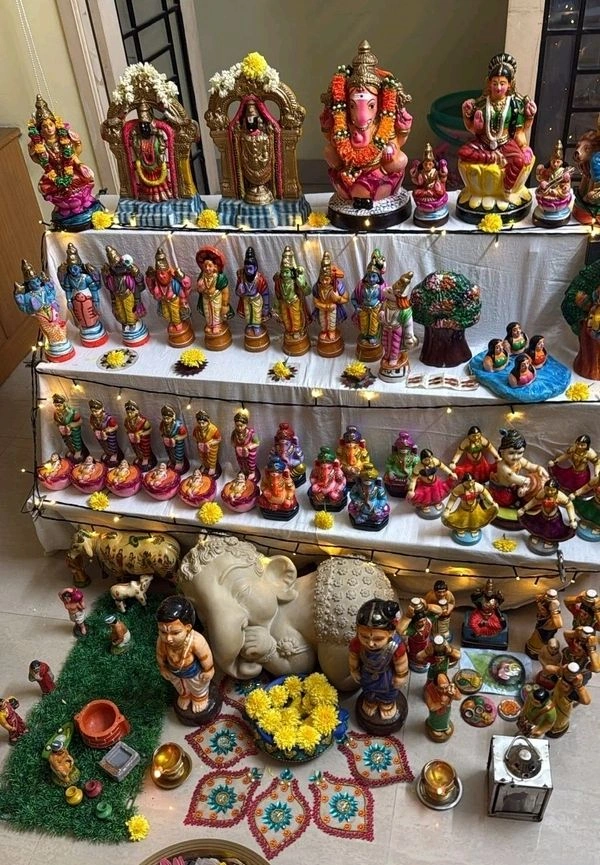 3 Step Golu padi stand -4 Feet width