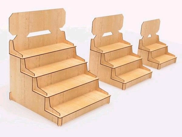Combo Tiered Display Stand - Set Of 3