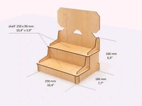 Combo Tiered Display Stand - Set Of 3