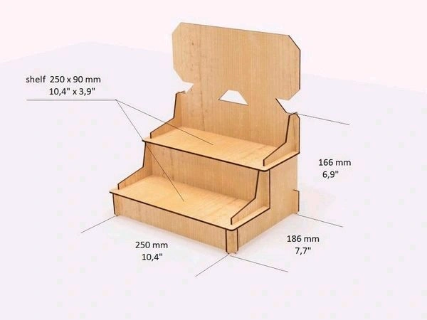 Combo Tiered Display Stand - Set Of 3