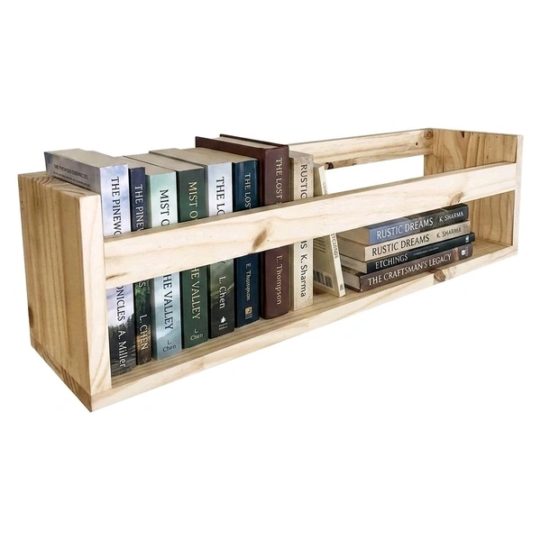 Pinewood Bookshelf - Medium - 16 * 4 * 5 inches