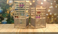 Expandable Wooden Jewellery Organiser Stand Display / Earring Organizer Rack
