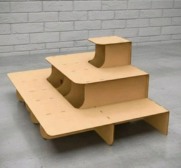 Tiered Display Stand Modern Counter Display Shelf for Stickers, Coasters & Small Products