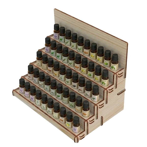 50 bottles, 5 Layer Essential Oil Display Stand, Essential Oil Shelf Holder