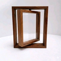 LedyTeak Wood Rotating Frame / Floating Frame / Varmala Preservation - 8/6/1.5"