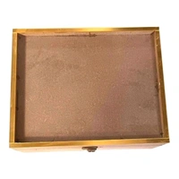 Mdf Preservation Box - With Golden Border - 16/10/4 inches