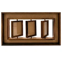 Teakwood Rotating Photo Frame / Teakwood Rotating Resin Preservation Frame - Mdf base for side border frame
