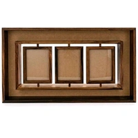 Teakwood Rotating Photo Frame / Teakwood Rotating Resin Preservation Frame - Acrylic base for side border frame