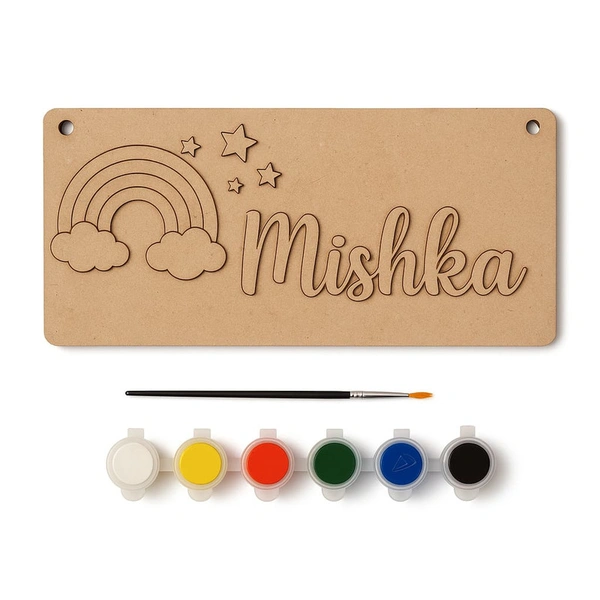 Kids name board DIY Kit-6 - 8/4 inch, 4+2.5 mm, 5 sets