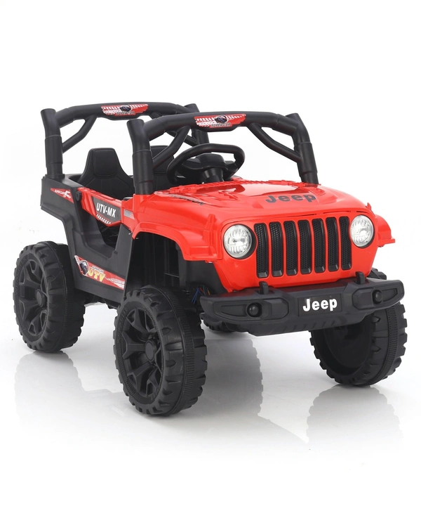 STC Battery Operated Ride On Jeep With Remote Control - L 82 x B 40 x H 42 cm, Blue