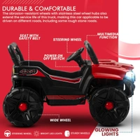 Stc Battery Electric Kids Car, Ride On Baby Car With Bluetooth, Music & Light Jeep Battery Operated Ride On - 82*40*42, PAINTED BLUE