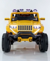 Bugatti Two Seater Jeep Ride On with Light & Sound - Yellow