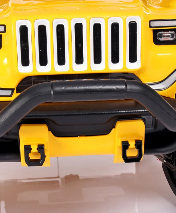 Bugatti Two Seater Jeep Ride On with Light & Sound - Yellow