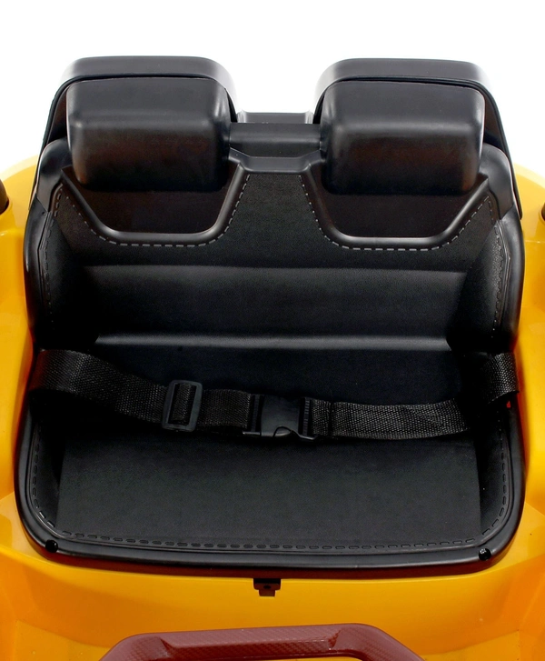 Bugatti Two Seater Jeep Ride On with Light & Sound - Yellow