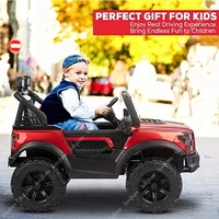 Stc POBO 2 MOTOR JEEP UPTO 7 YEARS (4 Motor-upto 50kg) - Red