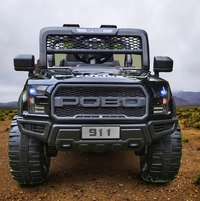 POBO 2 MOTOR JEEP UPTO 7 YEARS (4 Motor-upto 50kg) - Blue
