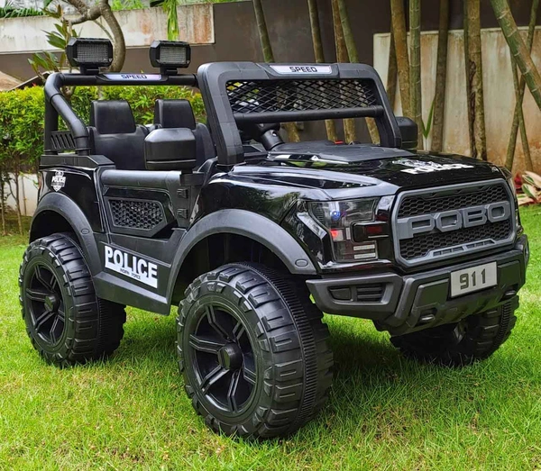 POBO 2 MOTOR JEEP UPTO 7 YEARS (4 Motor-upto 50kg) - Gray
