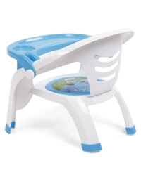 Plastic Dinning Chair - 12 Month to 24 Months, Ease the weaning phase and inculcate proper dining manners with Light weight Baby Dining Chair - PINK