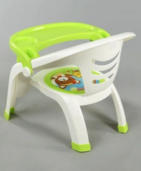 Plastic Dinning Chair - 12 Month to 24 Months, Ease the weaning phase and inculcate proper dining manners with Light weight Baby Dining Chair - GREEN