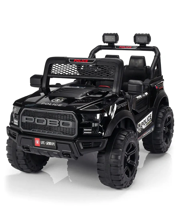 POBO 2 MOTOR JEEP UPTO 7 YEARS (4 Motor-upto 50kg) - Black