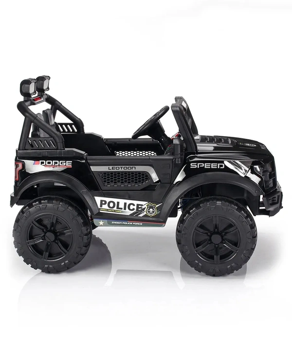 POBO 2 MOTOR JEEP UPTO 7 YEARS (4 Motor-upto 50kg) - Black
