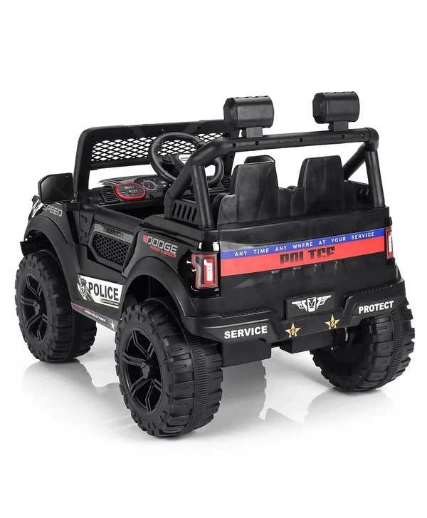 POBO 2 MOTOR JEEP UPTO 7 YEARS (4 Motor-upto 50kg) - Black