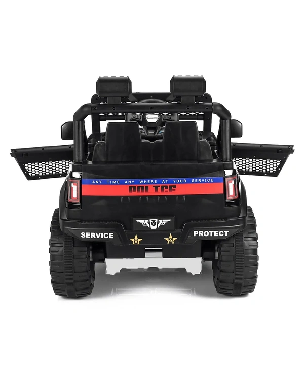 POBO 2 MOTOR JEEP UPTO 7 YEARS (4 Motor-upto 50kg) - Black