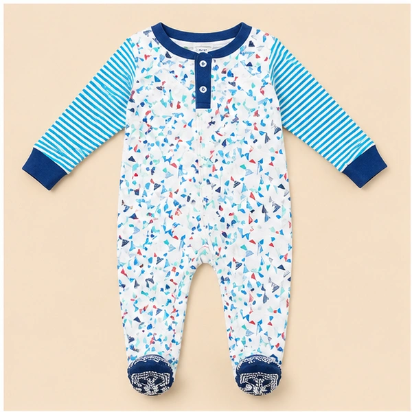 Surplus Baby Organic Cotton Romper for Babies-155 - 9-12 Months