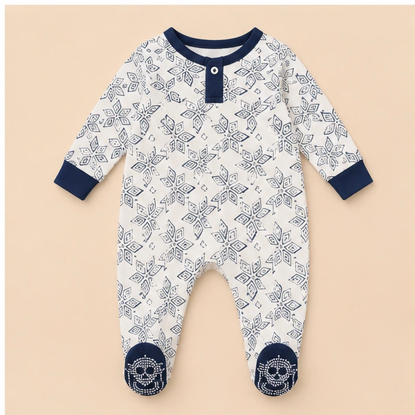 Surplus Baby Organic Cotton Romper for Babies-157 - 9-12 Months