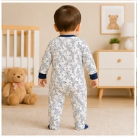 Surplus Baby Organic Cotton Romper for Babies-157 - 9-12 Months