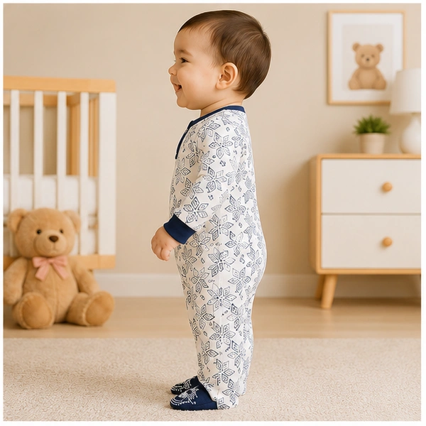 Surplus Baby Organic Cotton Romper for Babies-157 - 9-12 Months