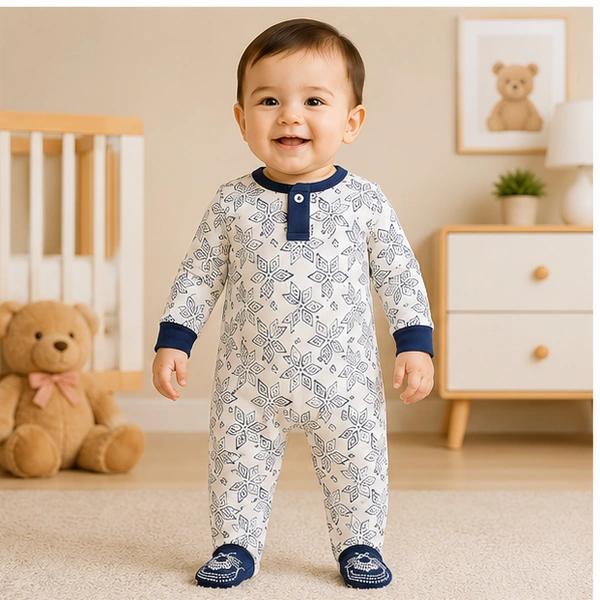 Surplus Baby Organic Cotton Romper for Babies-157 - 9-12 Months