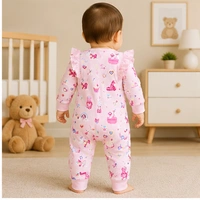Surplus Baby Organic Cotton Romper for Babies-158 - 9-12 Months