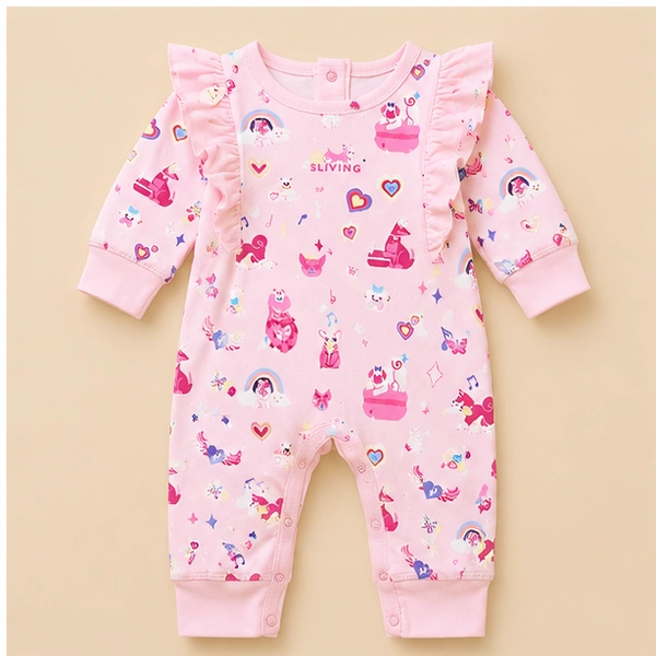 Surplus Baby Organic Cotton Romper for Babies-158 - 9-12 Months