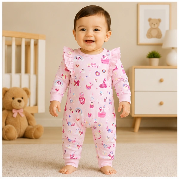 Surplus Baby Organic Cotton Romper for Babies-158 - 9-12 Months