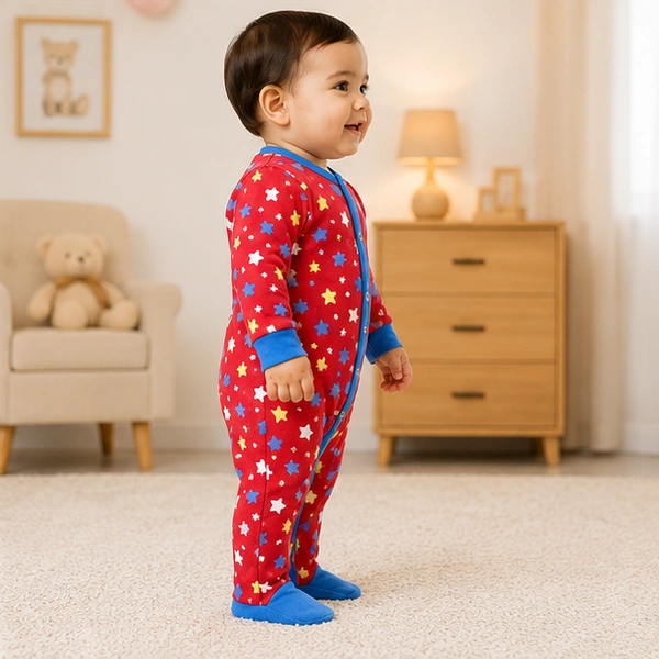 Surplus Baby Organic Cotton Romper for Babies-035 - 3-6 Months