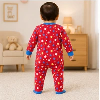 Surplus Baby Organic Cotton Romper for Babies-035 - 3-6 Months