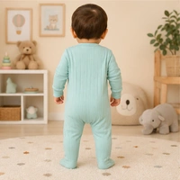Surplus Baby Organic Cotton Romper for Babies-036 - 3-6 Months