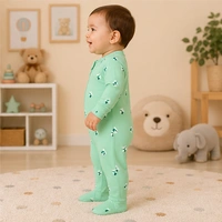 Surplus Baby Organic Cotton Romper for Babies-039 - 3-6 Months
