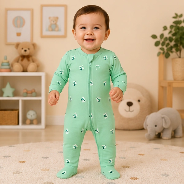 Surplus Baby Organic Cotton Romper for Babies-039 - 3-6 Months