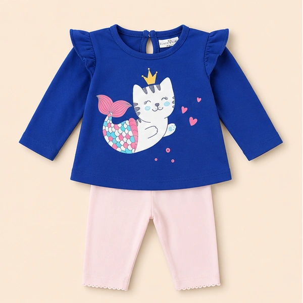 Baby Girls Top & Leggings Set 001-18 - 18-24 Months