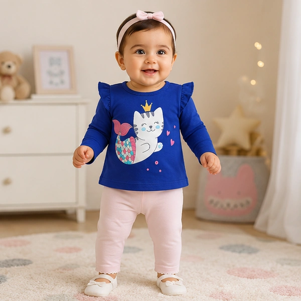 Baby Girls Top & Leggings Set 001-18 - 18-24 Months