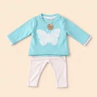 Baby Girls Top & Leggings Set 005-0 - 0-6 Months