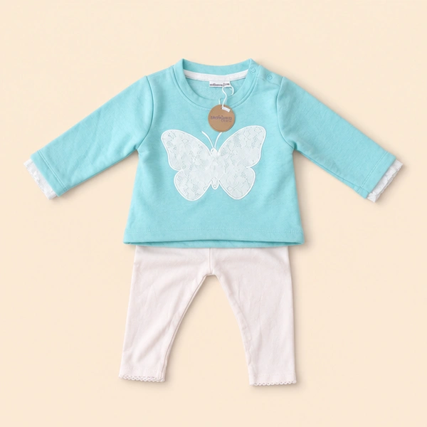 Baby Girls Top & Leggings Set 005-0 - 0-6 Months
