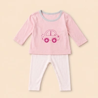 Baby Girls Top & Leggings Set 007-0 - 0-6 Months