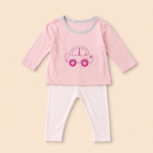 Baby Girls Top & Leggings Set 007-0 - 0-6 Months
