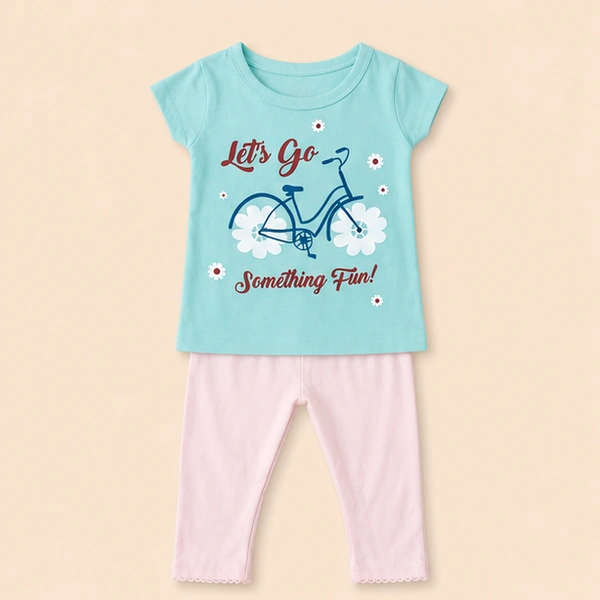 Baby Girls Top & Leggings Set 006-0 - 0-6 Months